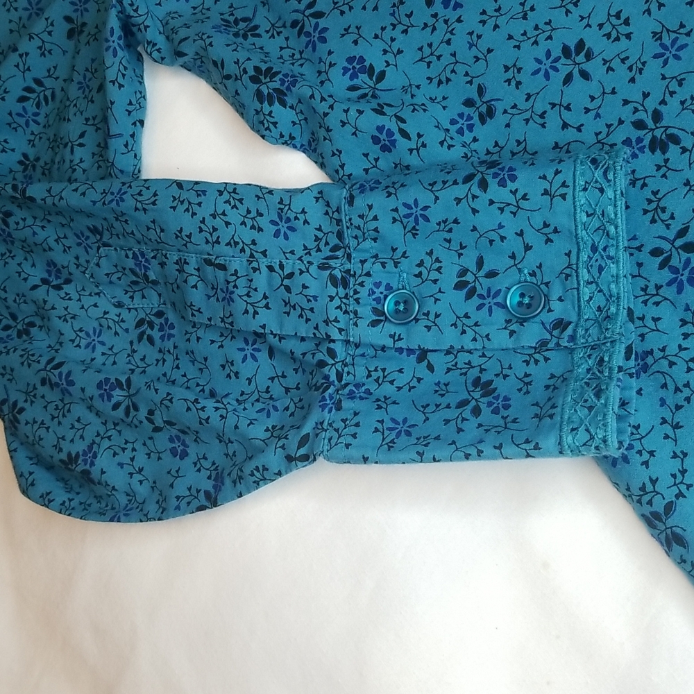 Talbots Long-Sleeve Collared Button-Front Blouse … - image 8